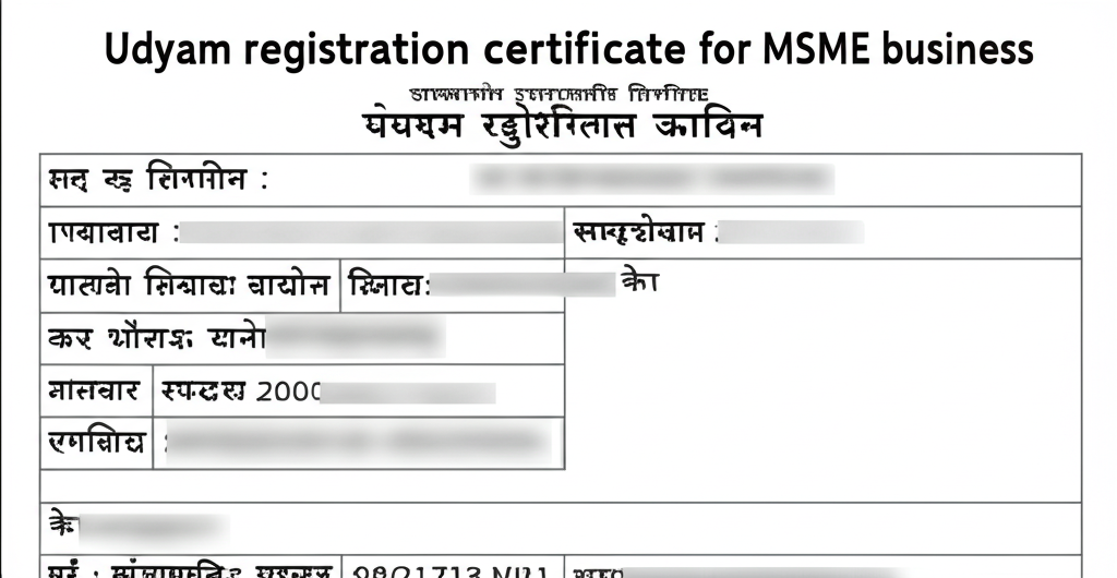 Udyam Aadhar Registration